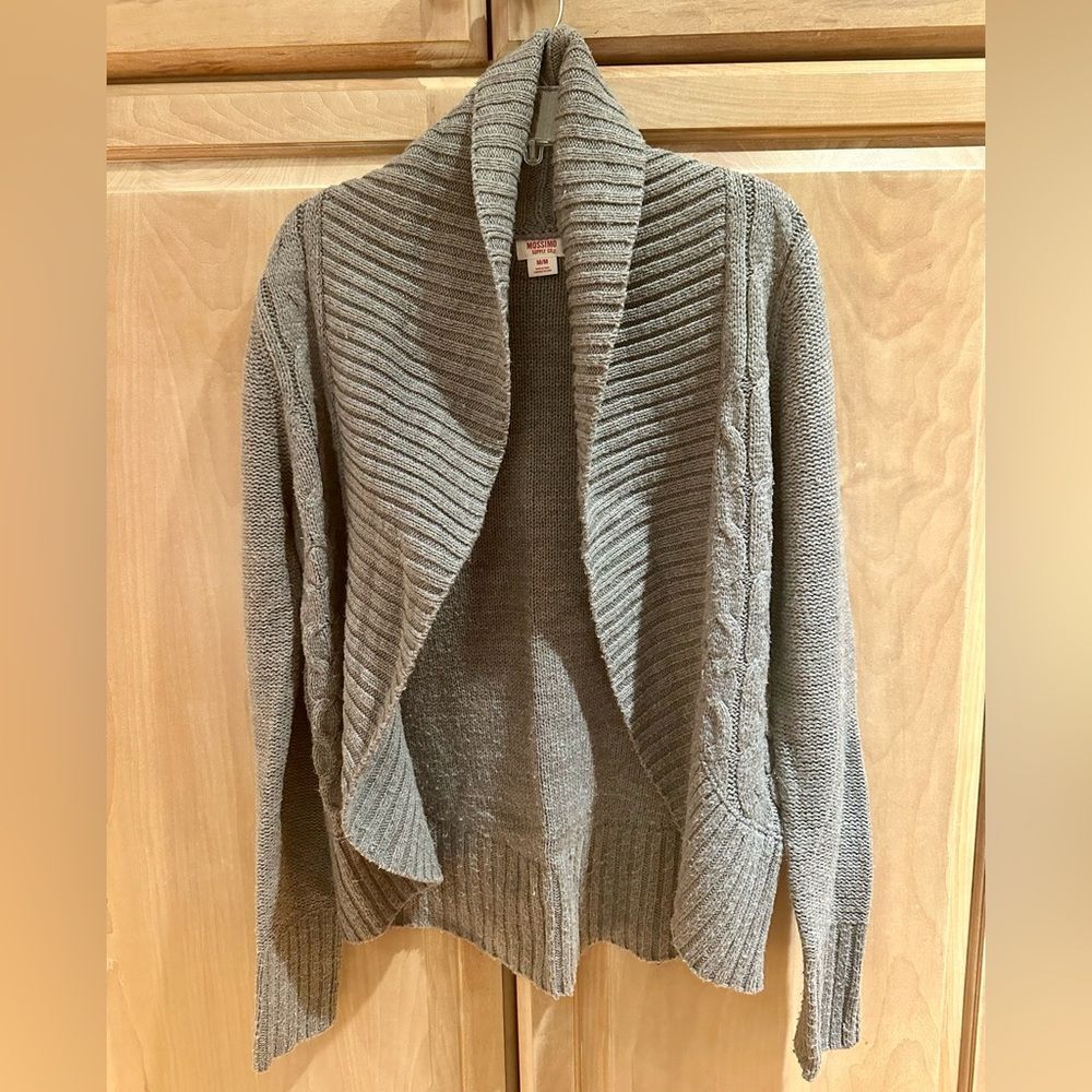 Gray Mossimo Women's Cardigan Sweater